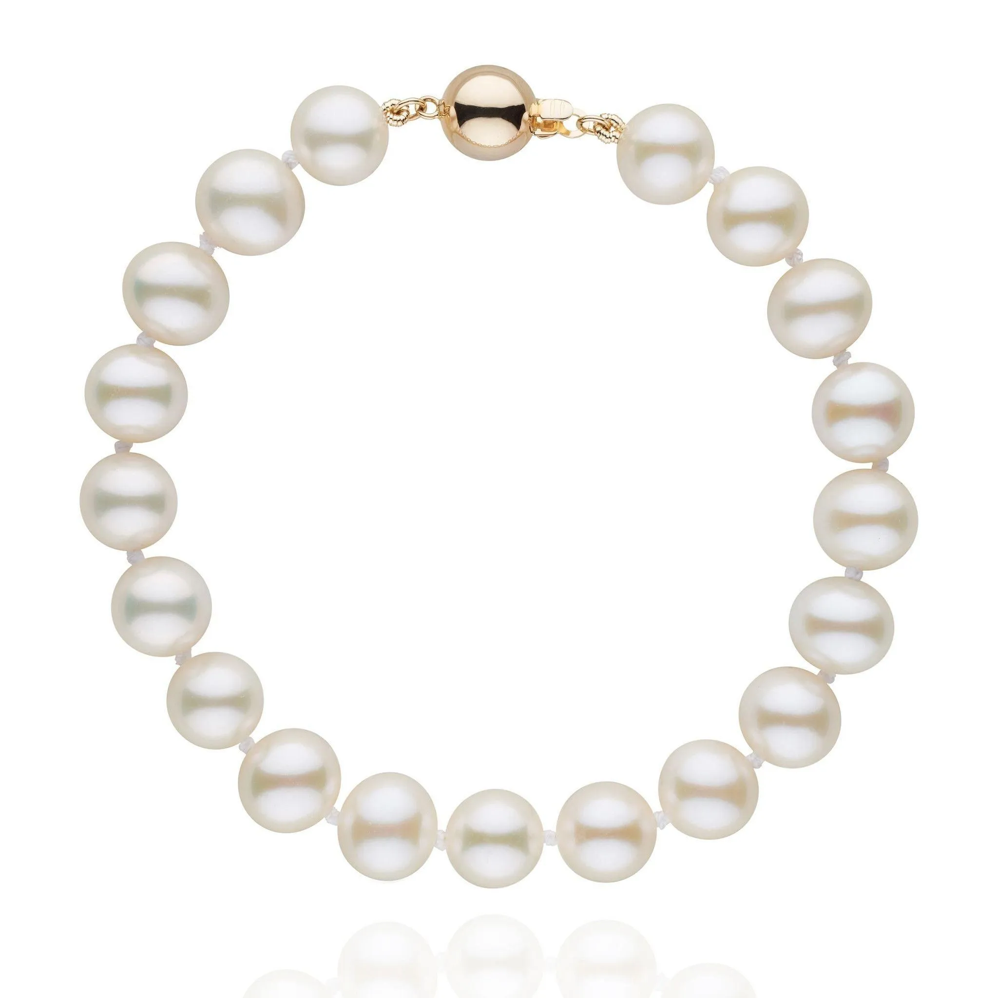 8.5-9.0 mm White Freshwater AA  Pearl Bracelet