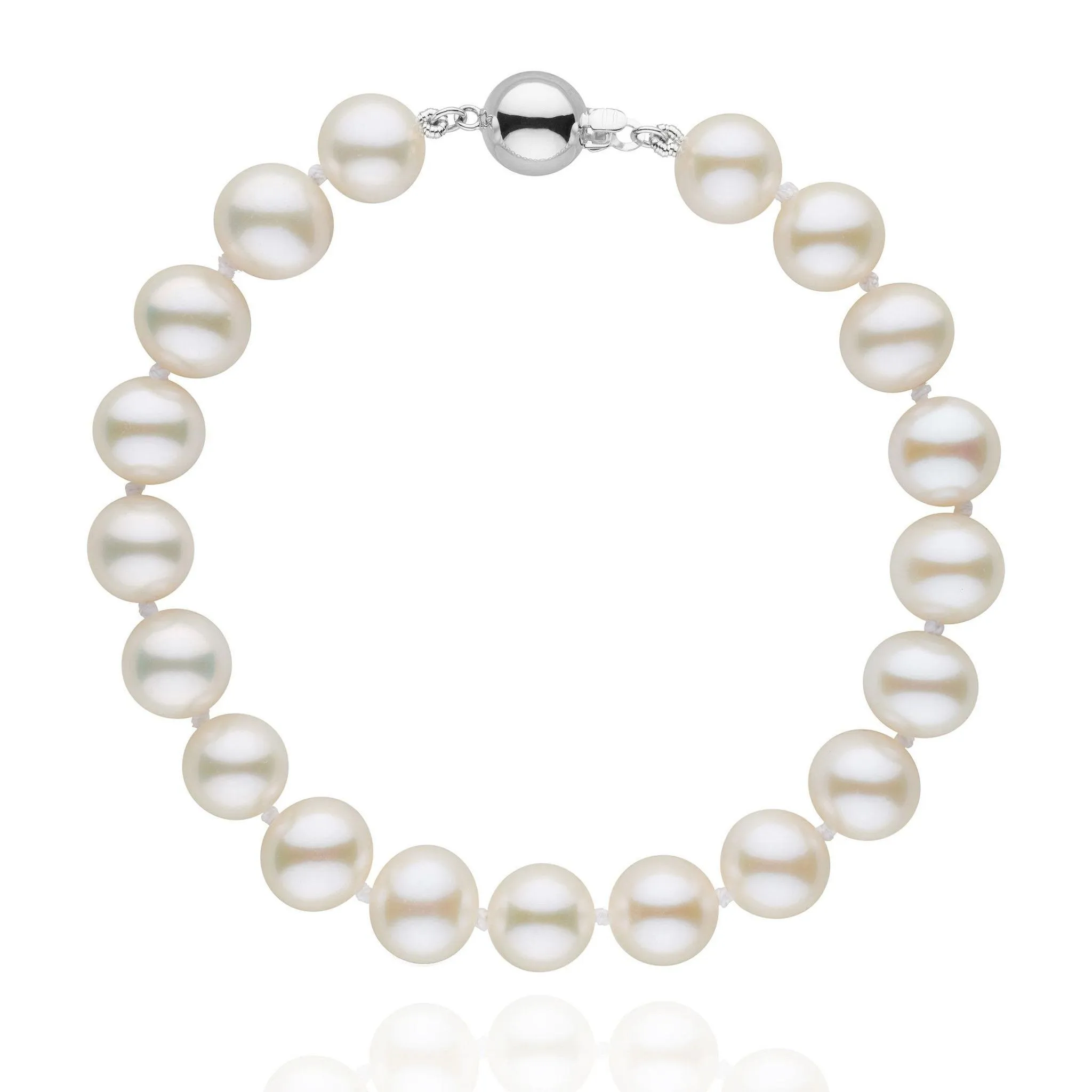 8.5-9.0 mm White Freshwater AA  Pearl Bracelet