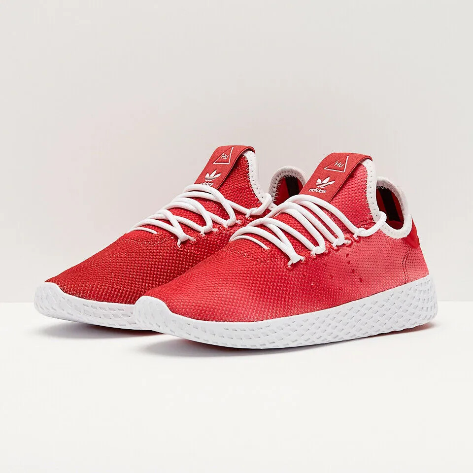 Adidas Pharrell Williams Tennis CQ2301 Unisex Kids Red/White Sneaker Shoes BS142