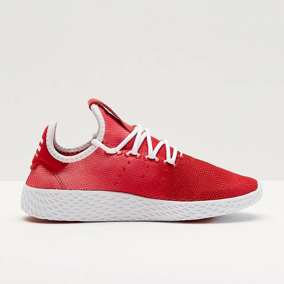 Adidas Pharrell Williams Tennis CQ2301 Unisex Kids Red/White Sneaker Shoes BS142