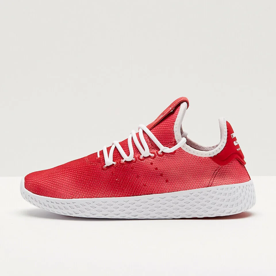 Adidas Pharrell Williams Tennis CQ2301 Unisex Kids Red/White Sneaker Shoes BS142