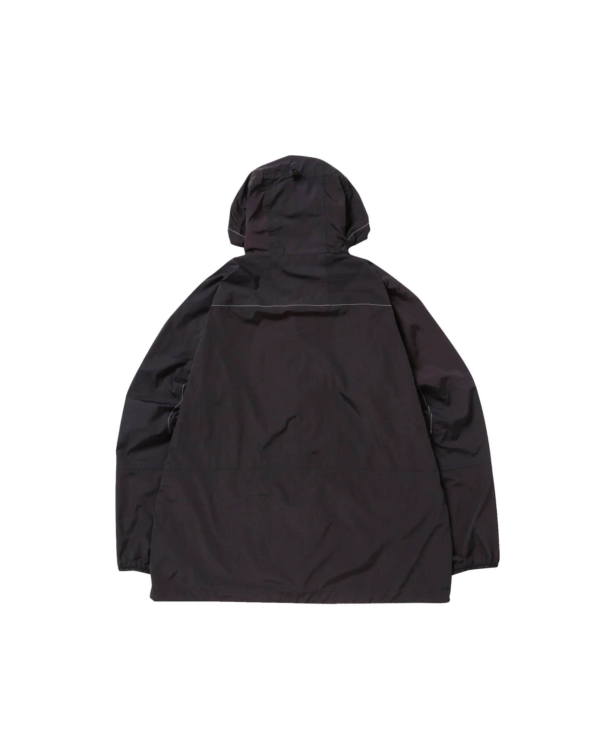 And Wander Patchwork Wind Hood - Black