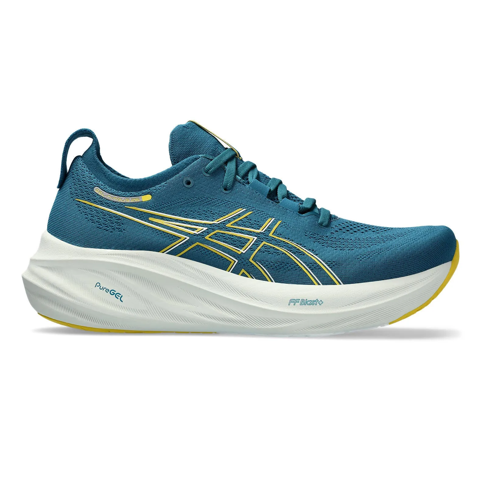 Asics Gel-Nimbus 26 Men's - Evening Teal/Mustard