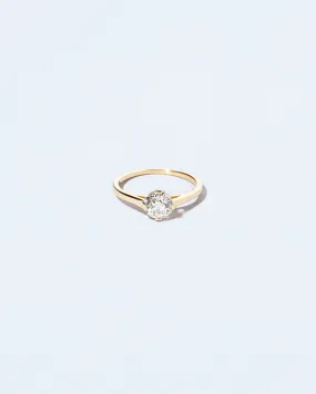 Barragán Ring - Petite White Diamond