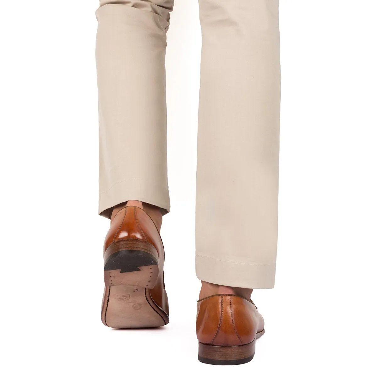 BRIAN 61011<br>Tan horse loafers