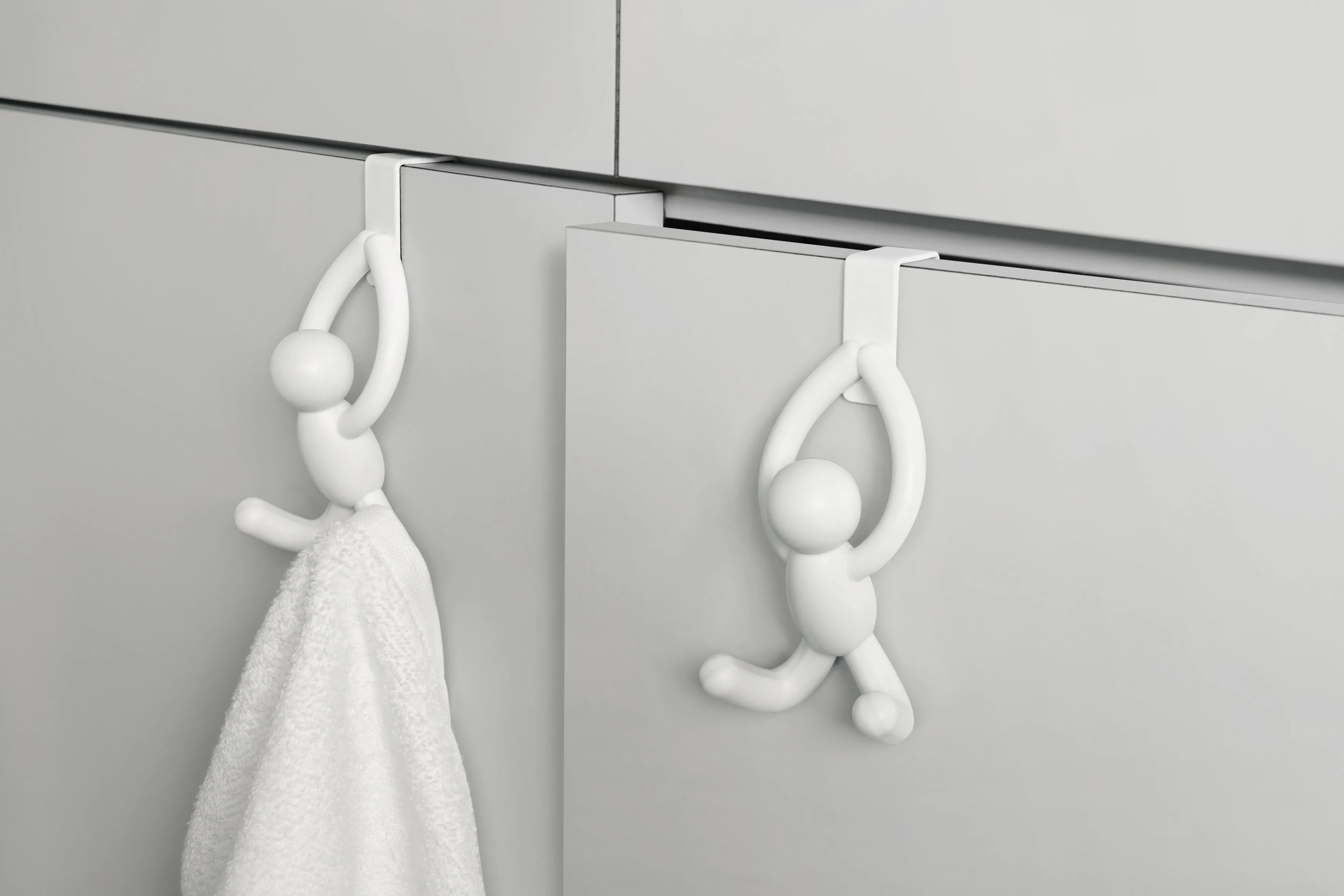 Buddy Over The Cabinet Hooks, Set of 2