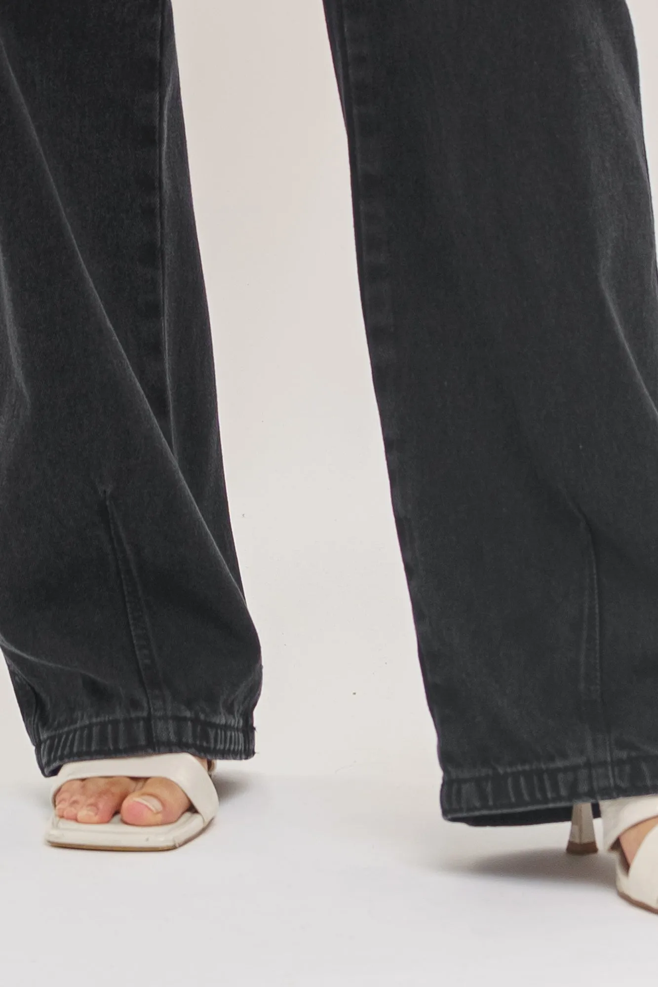 Charcoal Black Cargo Pants