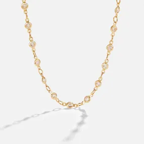 Clara Crystal Chain Necklace