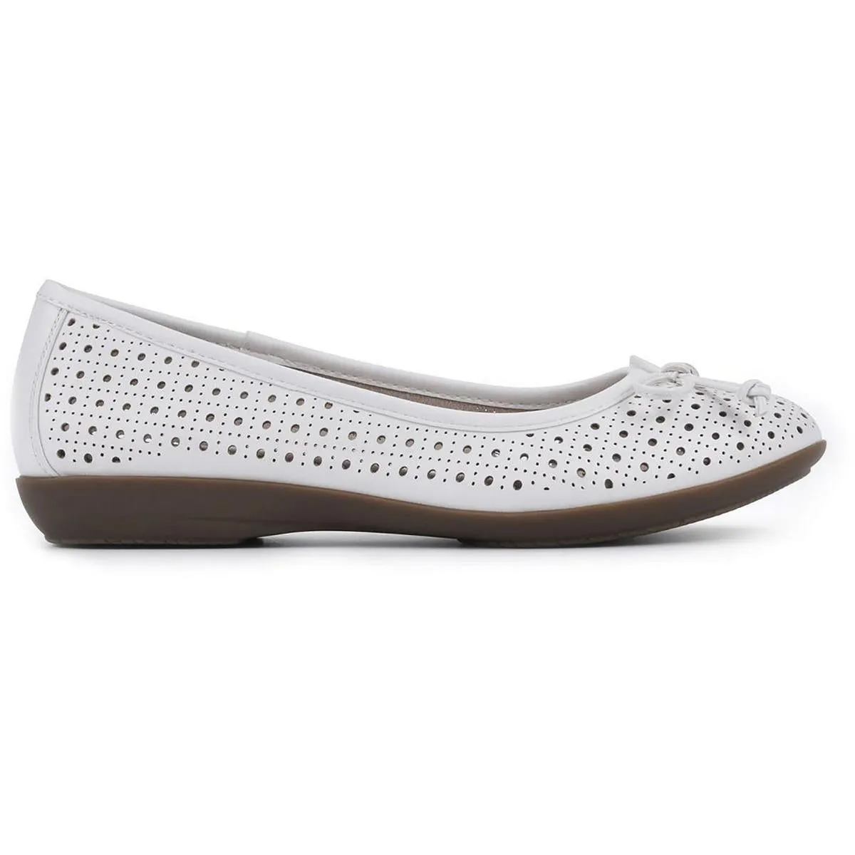 Cliffs by White Mountain Womens CHERYL Metallic Slip on Ballet Flats