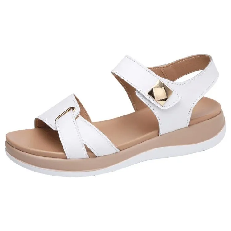 Comfortable Non-slip Summer Sandals for Women with Wear-resistant Flat Design