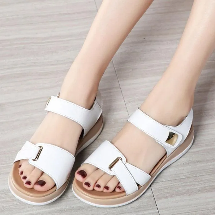 Comfortable Non-slip Summer Sandals for Women with Wear-resistant Flat Design