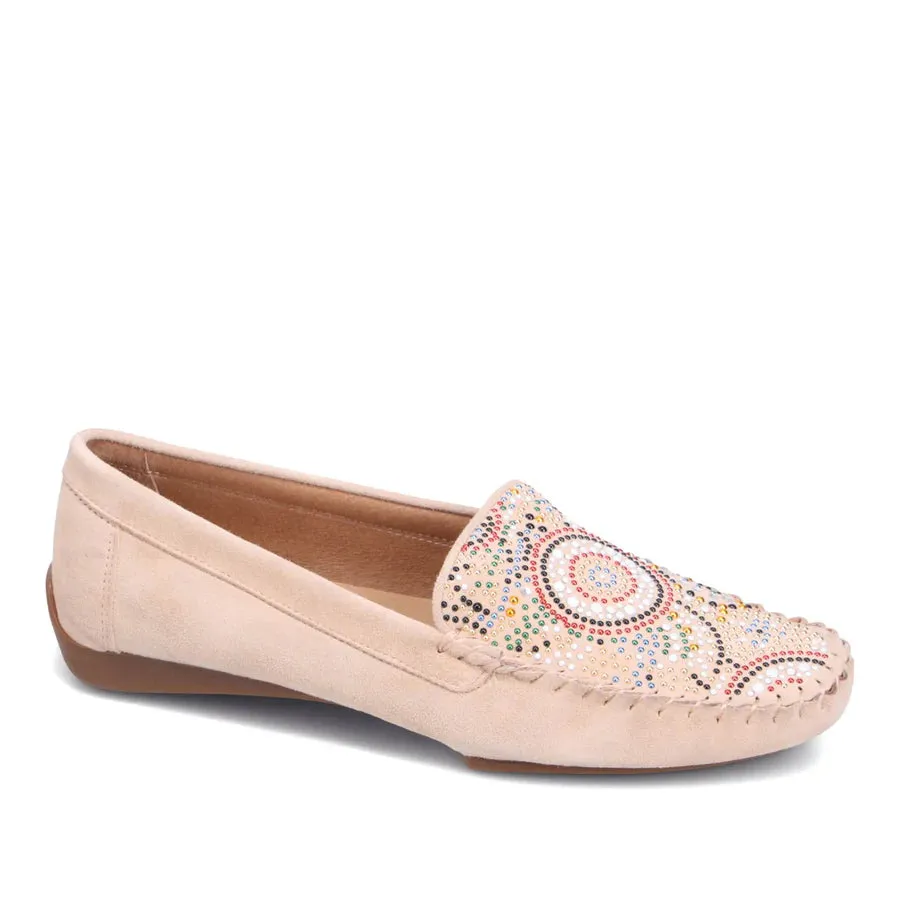 Django & Juliette Larius Beige Loafer - Elegant & Comfortable