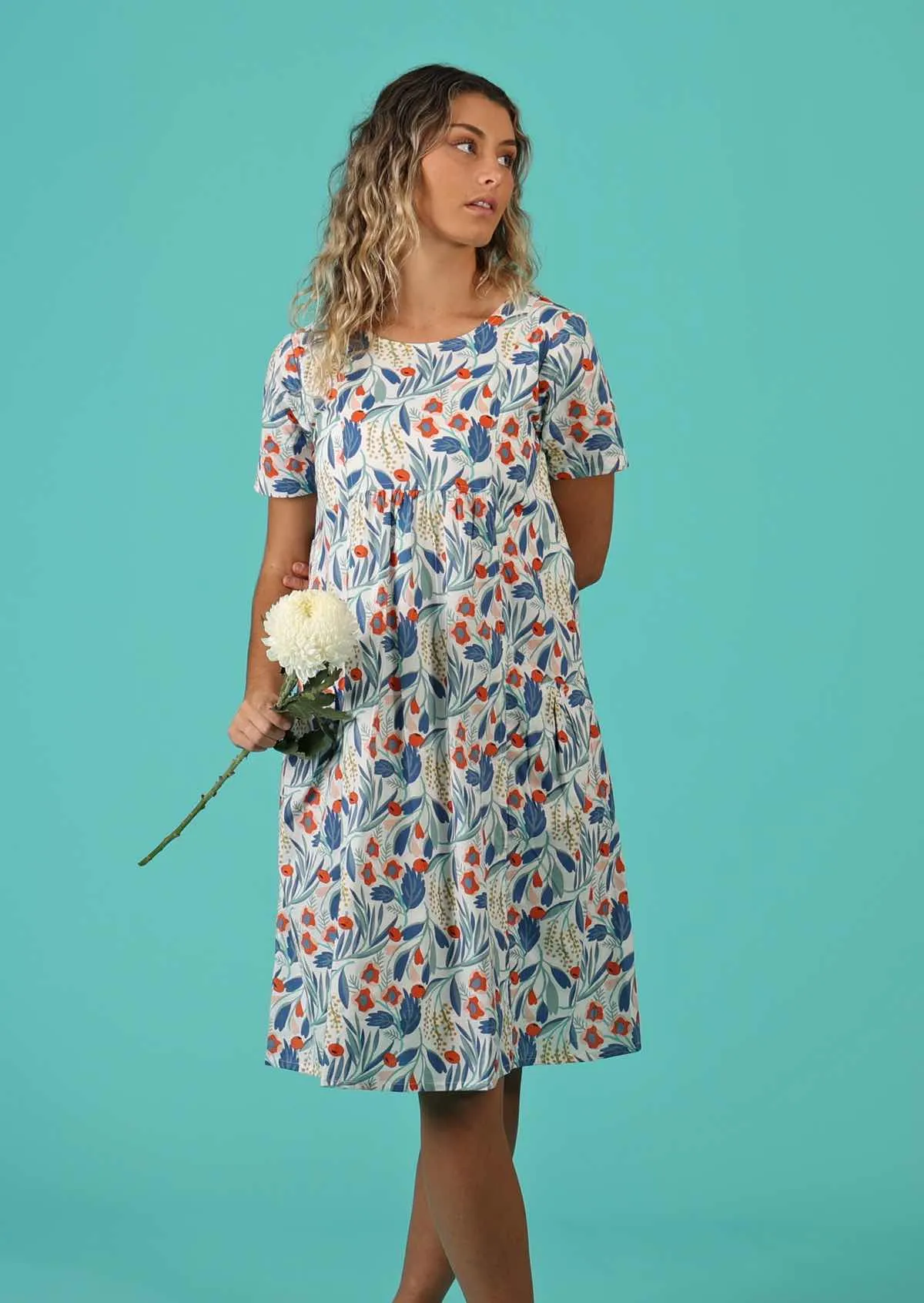 Frankie Dress Elder Flower