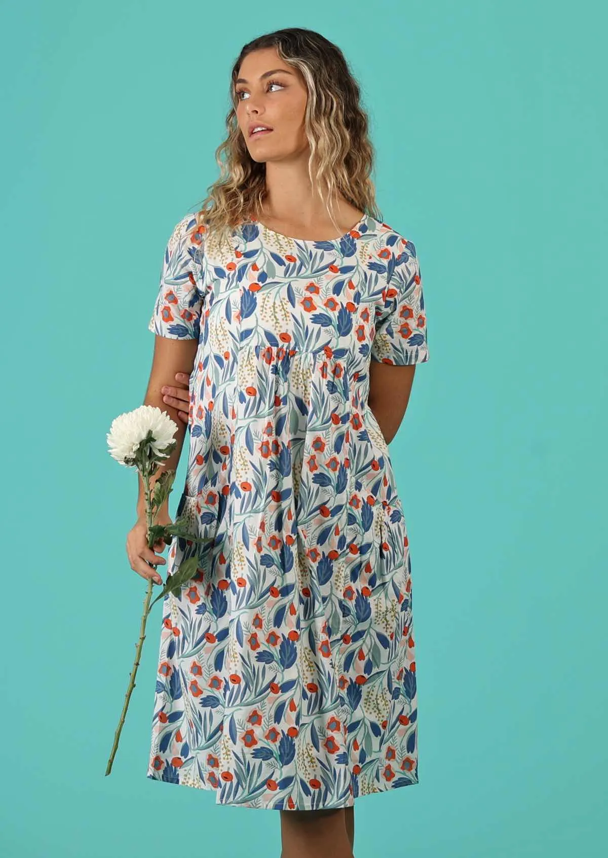 Frankie Dress Elder Flower