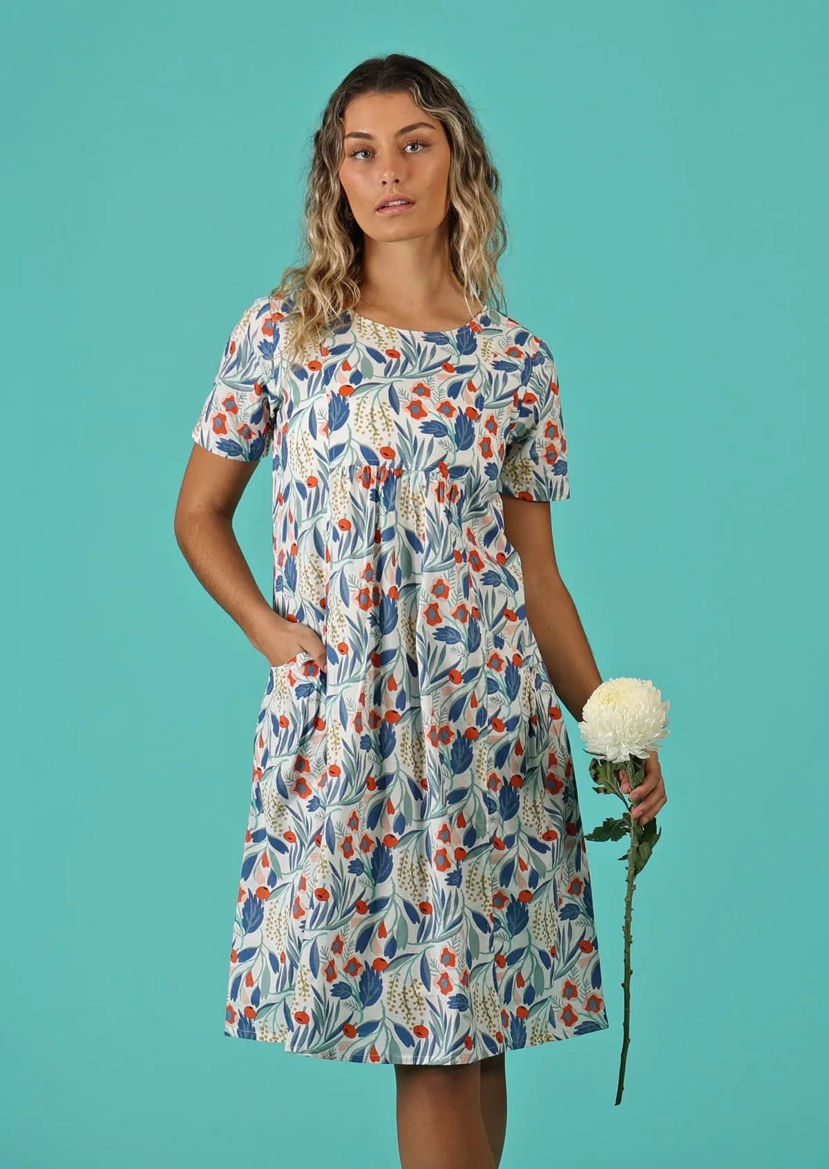 Frankie Dress Elder Flower