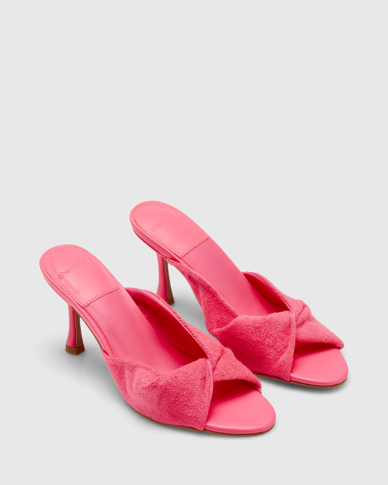 Gigi Heels Pink Terry