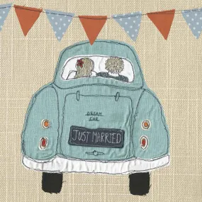 just married card