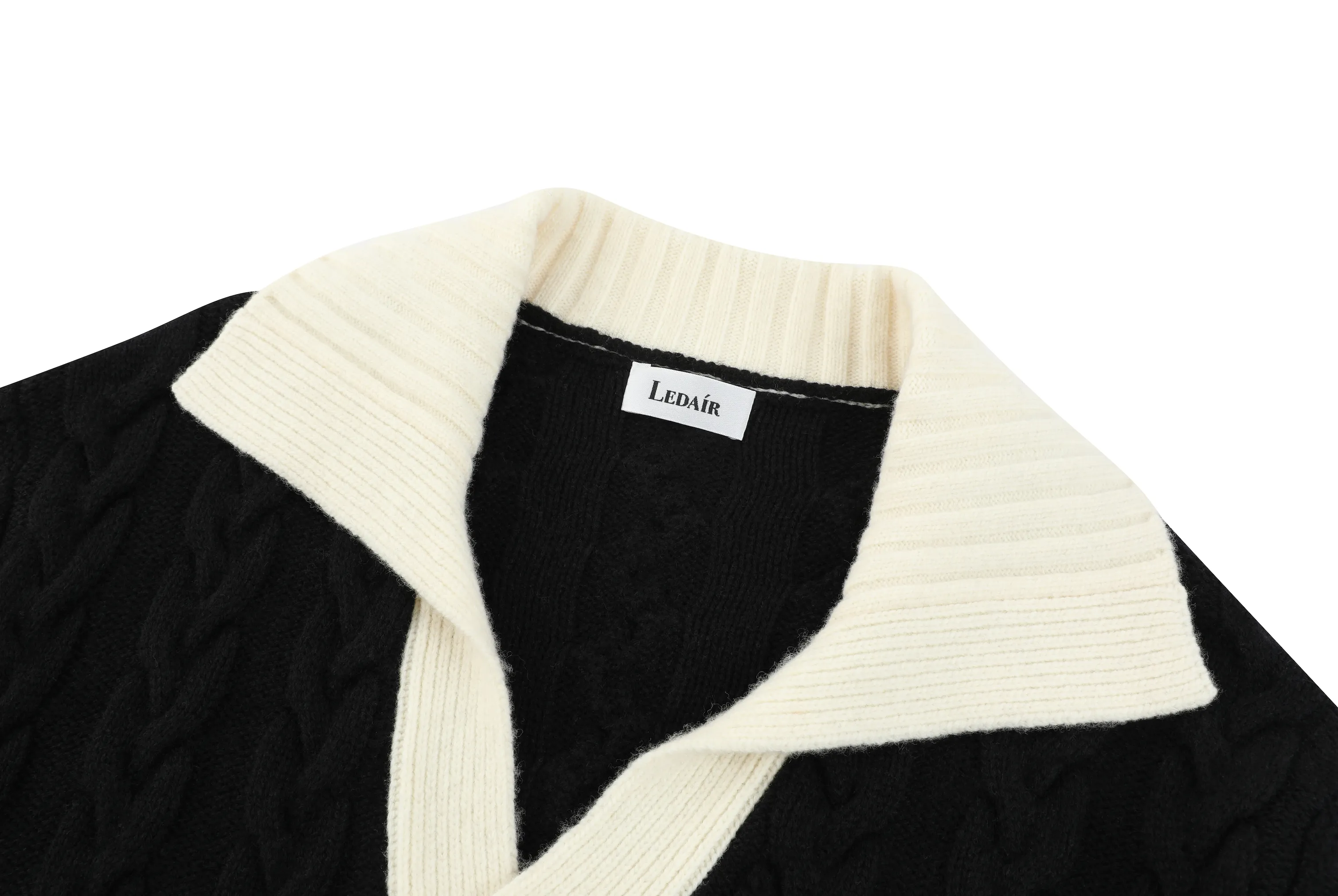 Karen Cable-Knit Wool-Blend Sweater