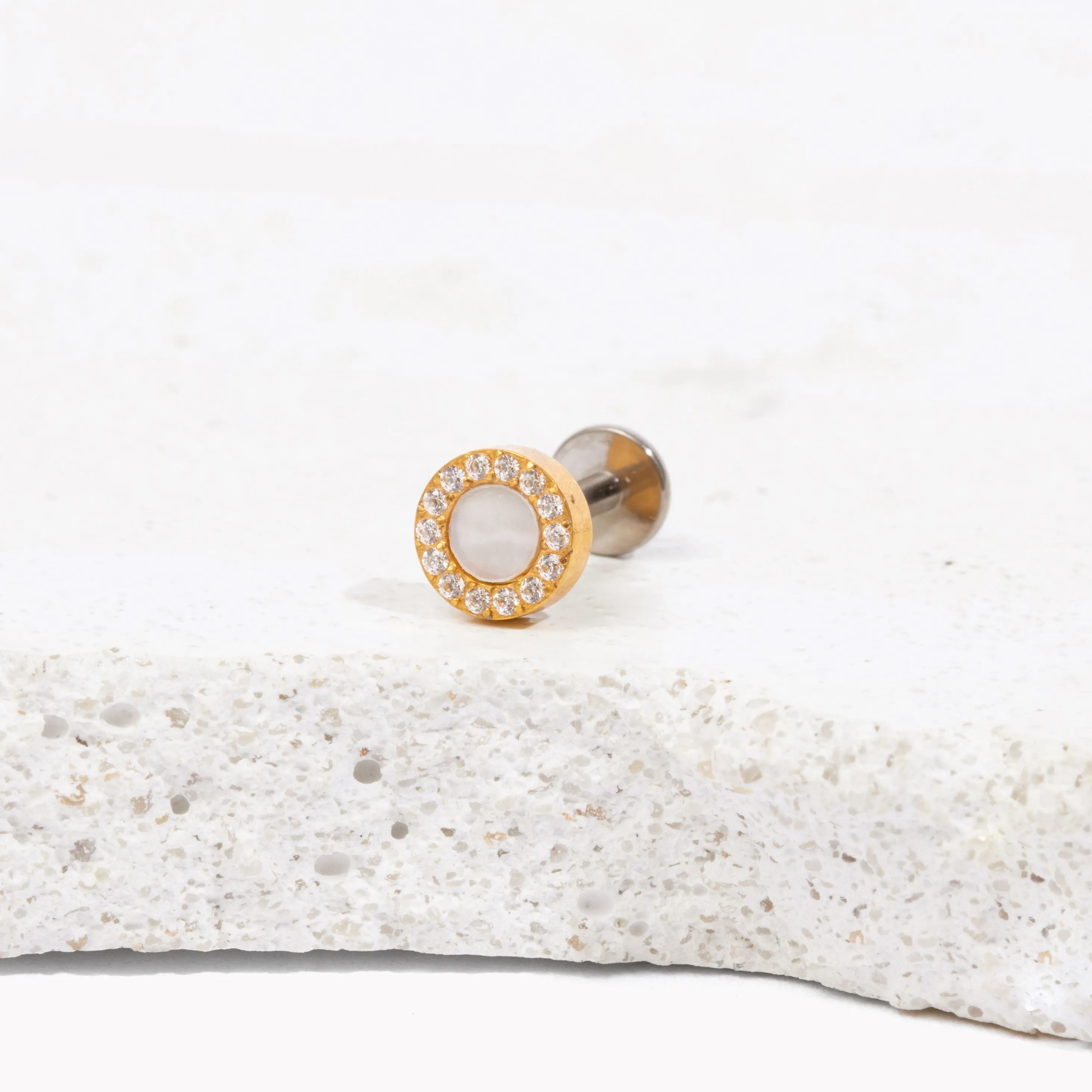 Single Nano Margot Flat Back Stud