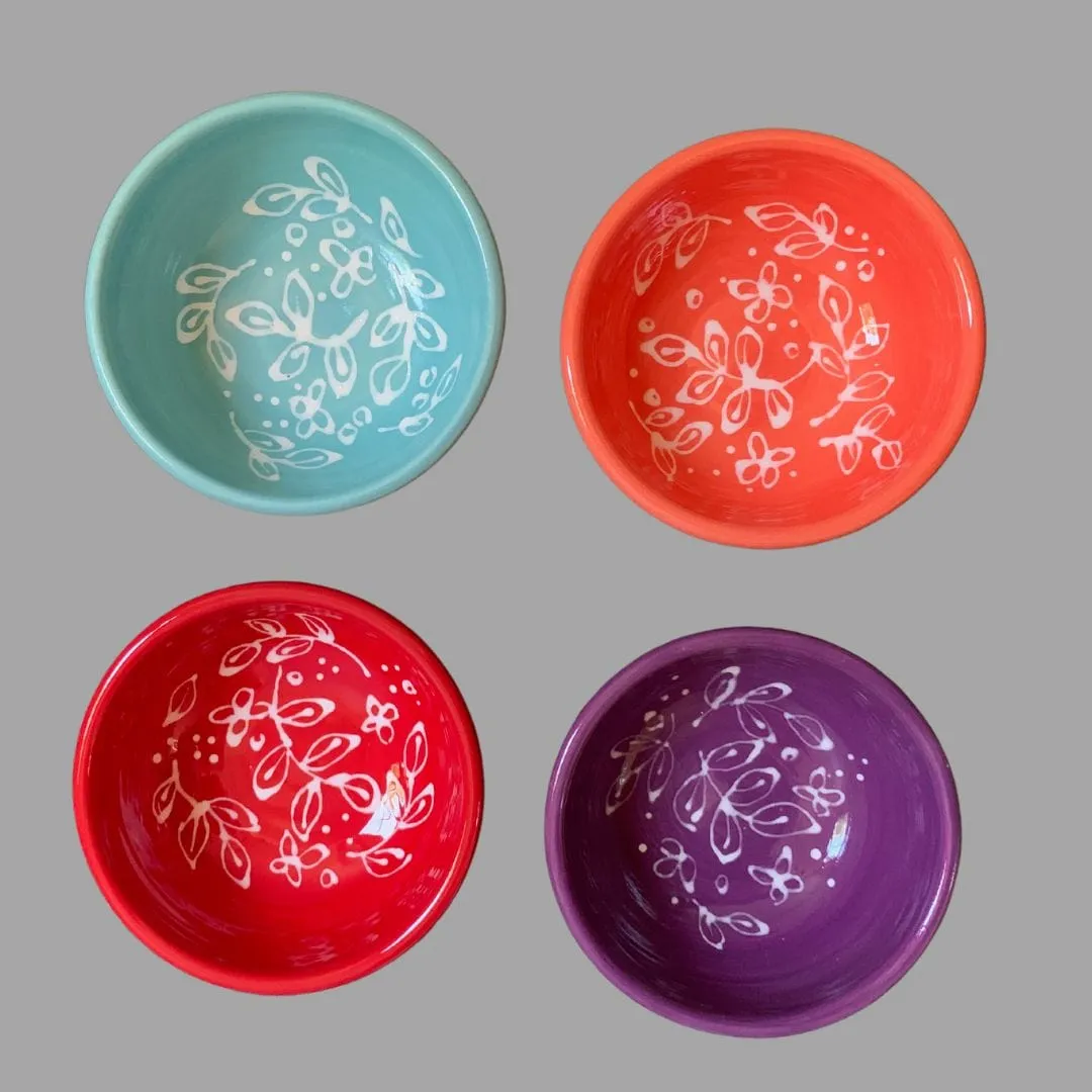 Solid color Dip Bowl set: Multi Color