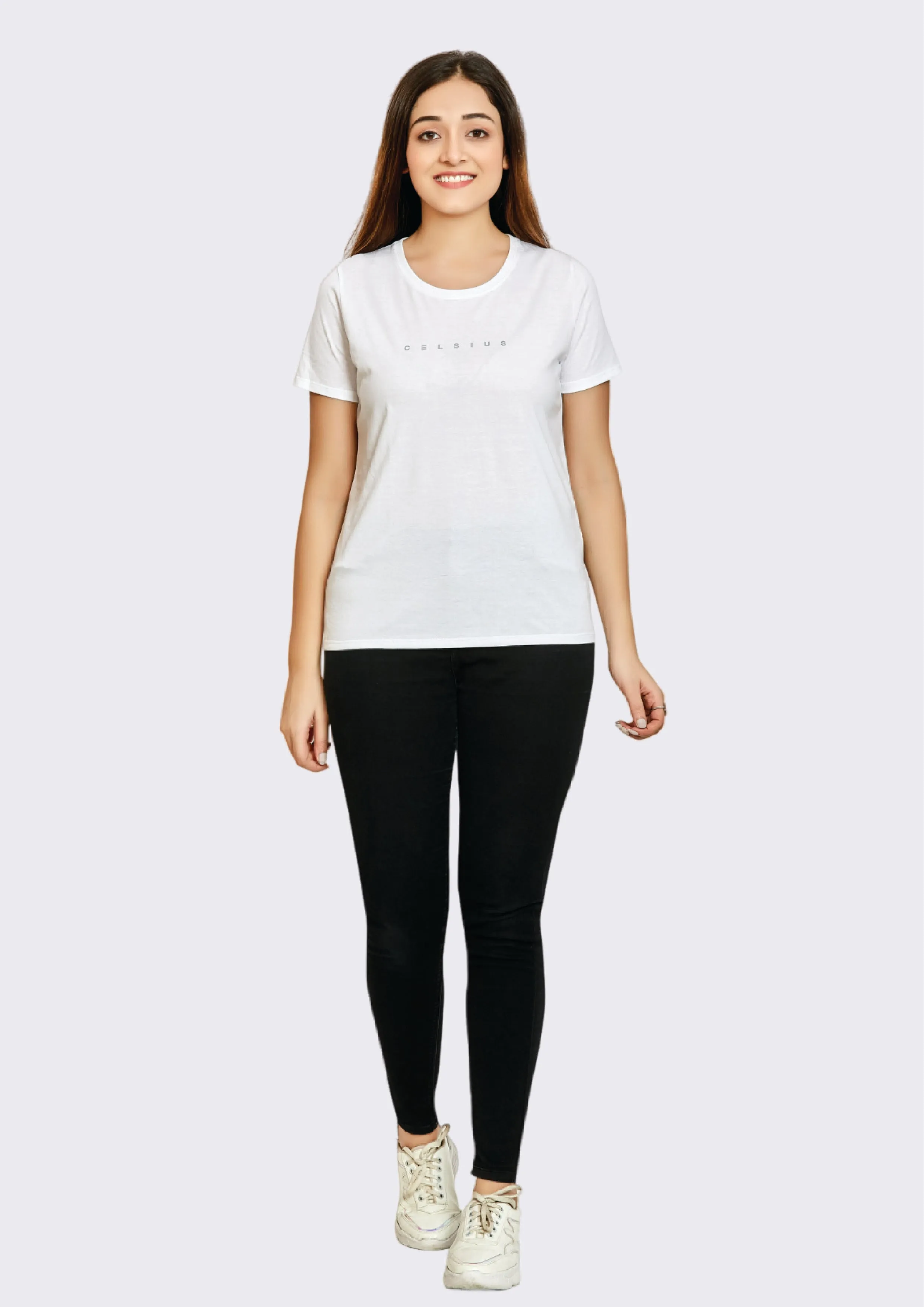 WOMEN 3 PIECE PACK CREW NECK TSHIRT